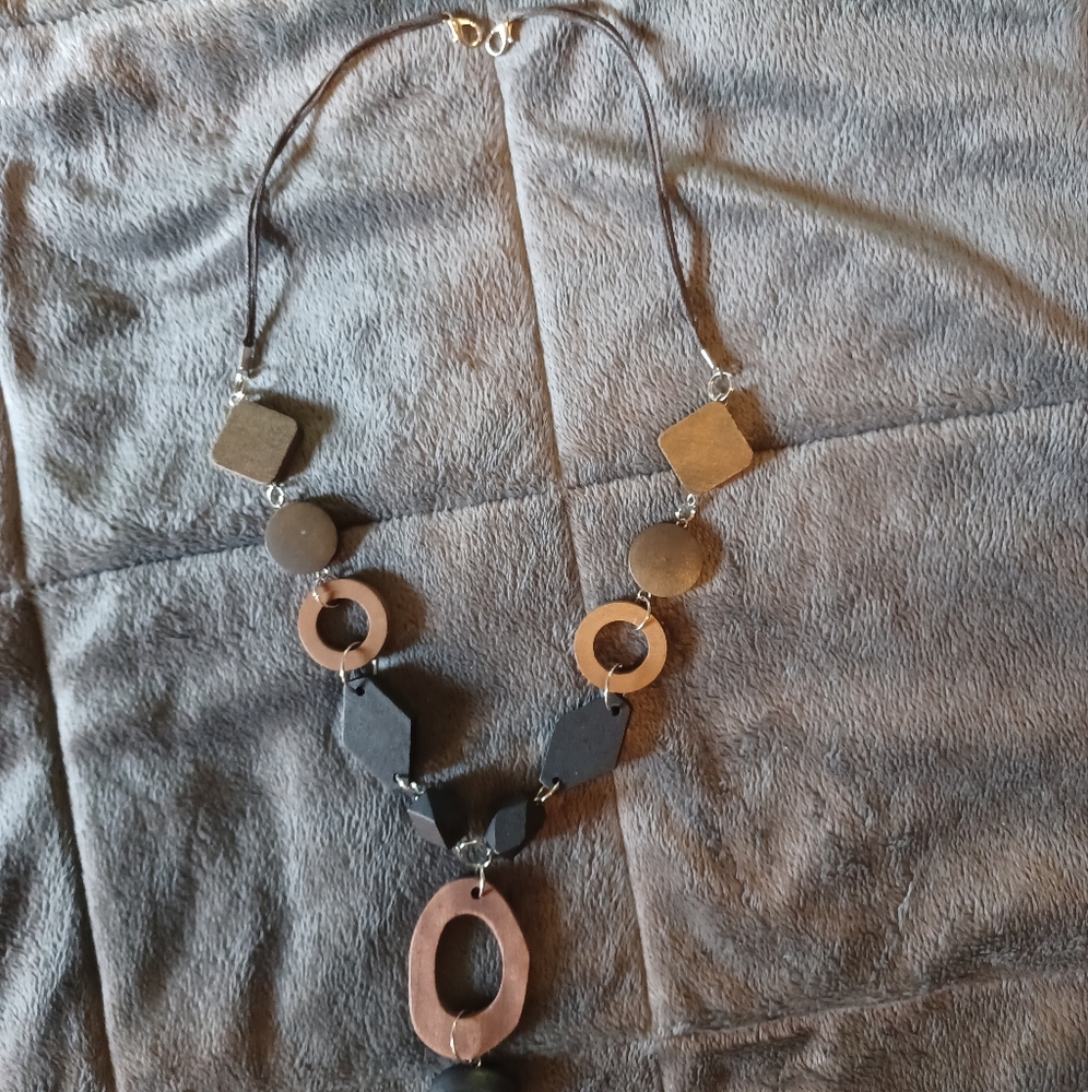 Wooden necklace